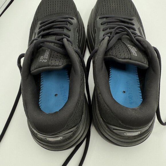 Brooks Women’s Ghost 2 Max #1204071D020 Black Running Shoes Sneakers Size 8 B - Picture 9 of 12
